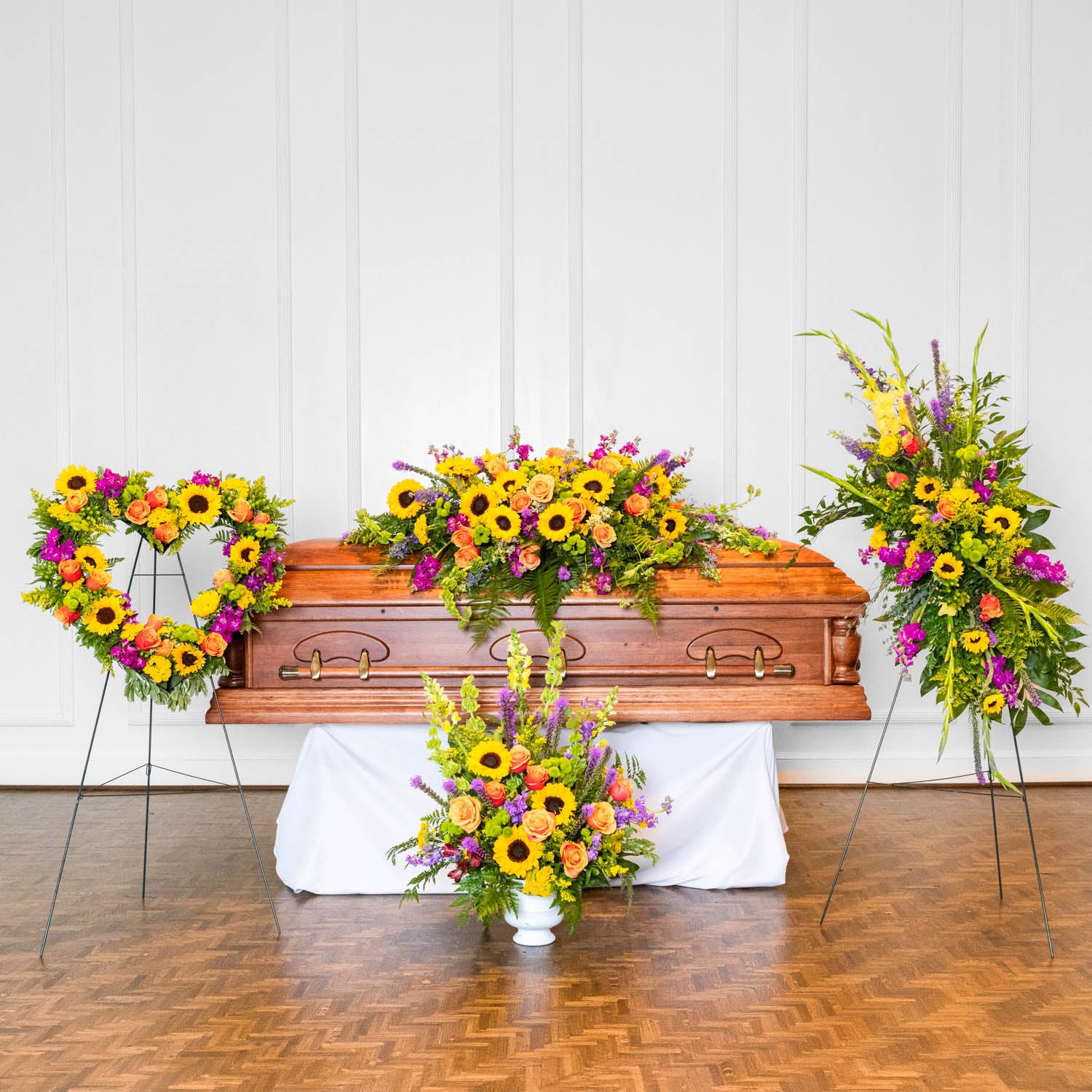 Fields of Remembrance Heart Easel
