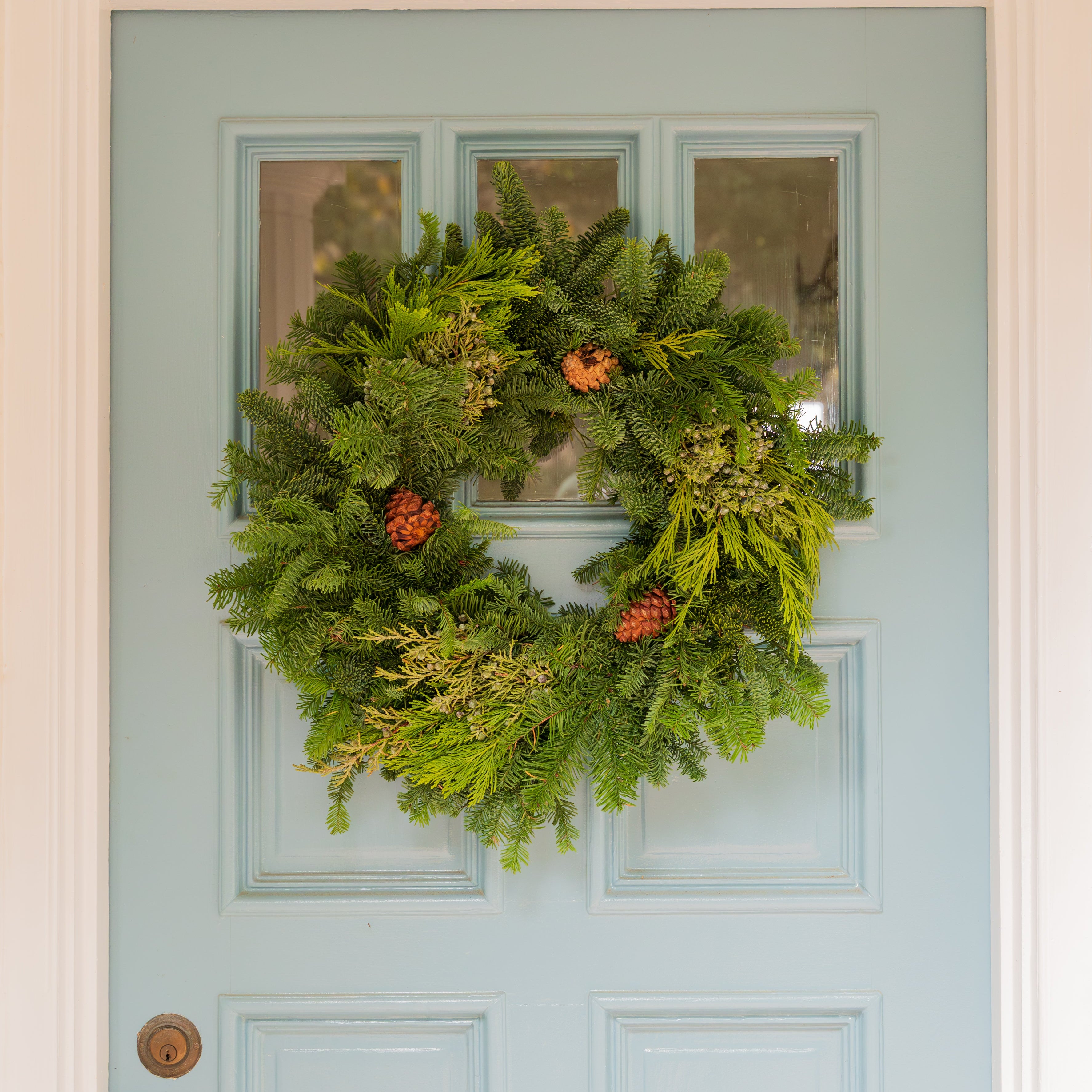 Fresh Mixed Green Wreath