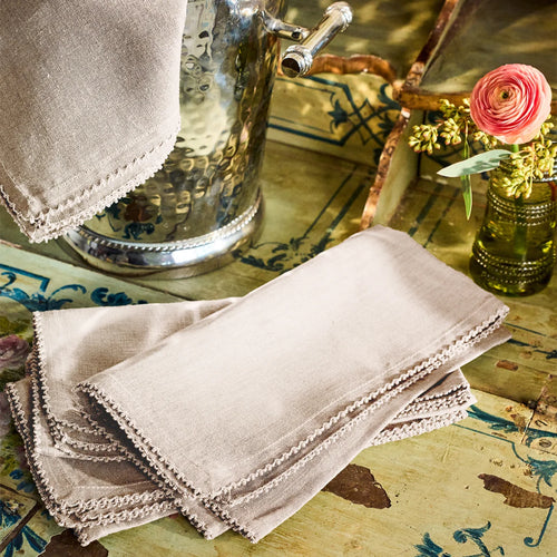 Juliska Berry Scallop Napkin Set of 4