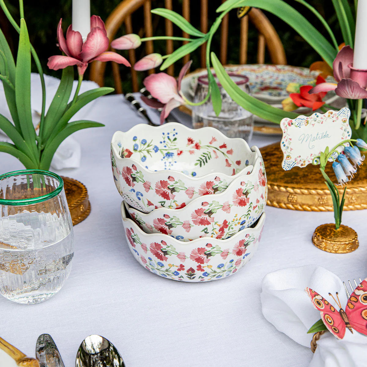 Sofia Cereal/Ice Cream Bowl