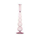 Glass Cambridge Olivia 12" Candlestick Holder - Set of 2 - Pink