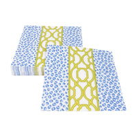 Knots And Spots Blue & Green Luncheon Napkins