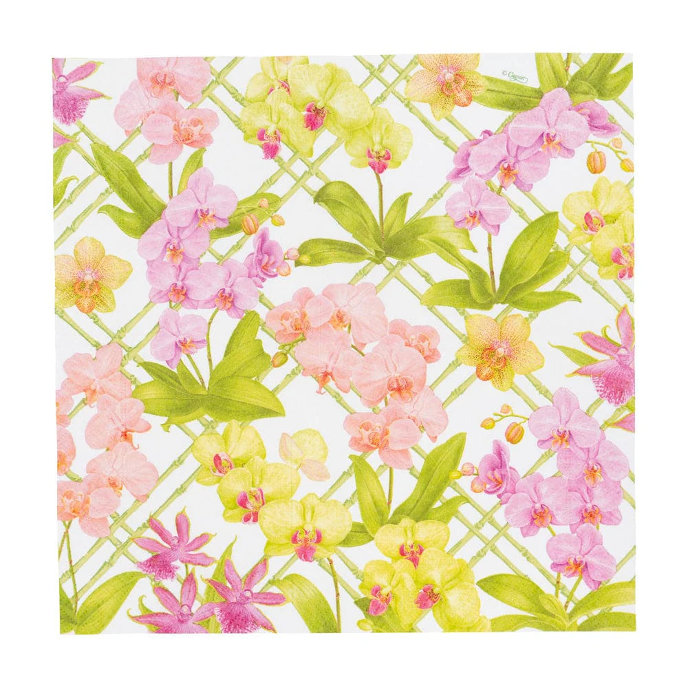 Orchid Conservatory Cocktail Napkins
