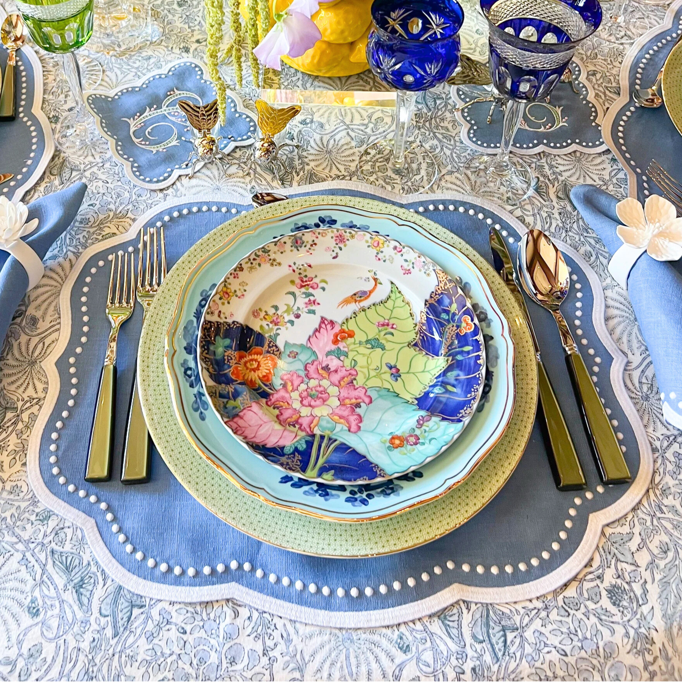 Blue Dot Placemat