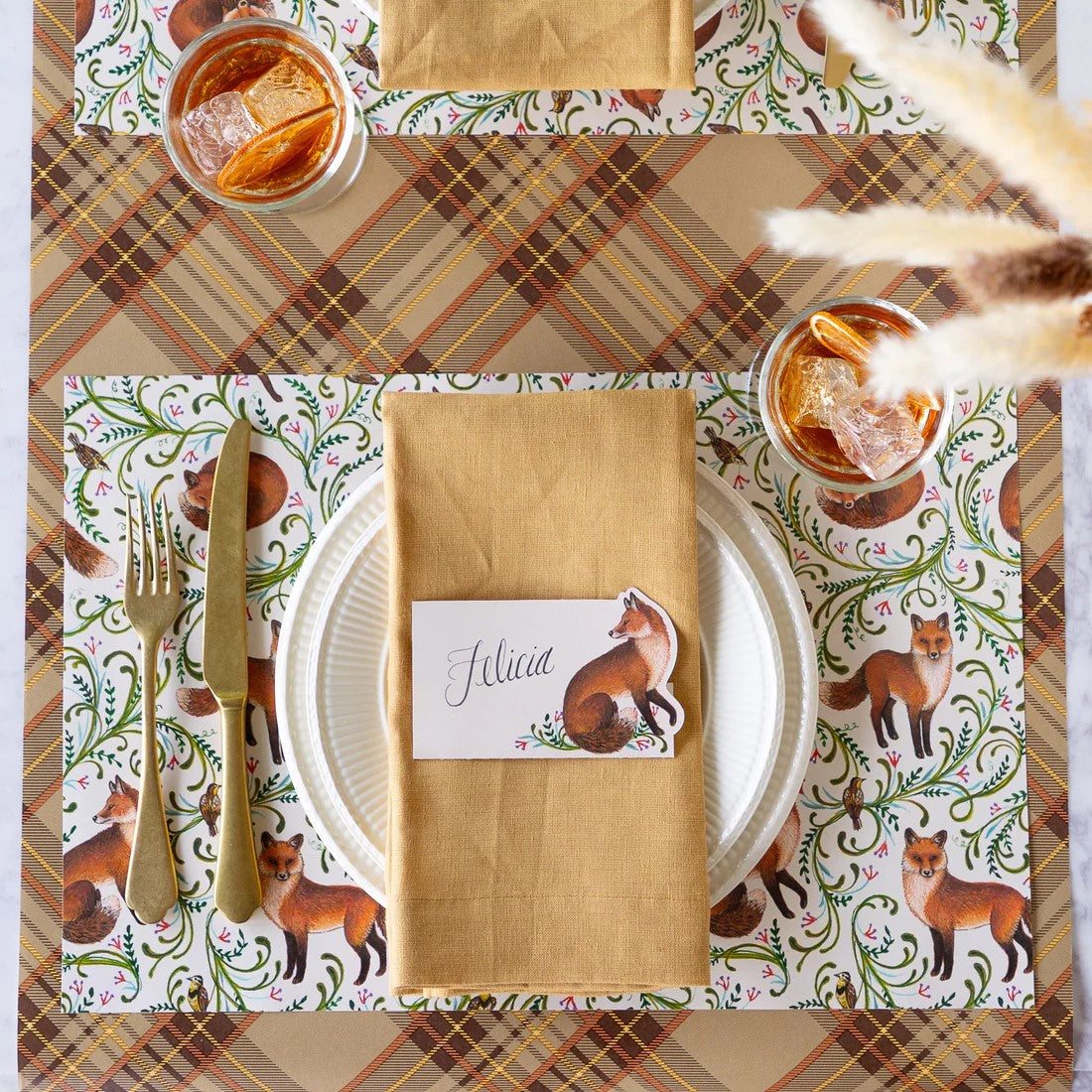 Hester & Cook Placemat - Fanciful Fox
