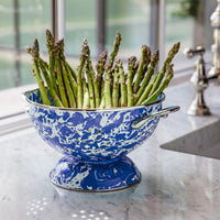 Cobalt Swirl Medium Colander