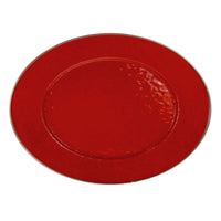 Red Oval Platter
