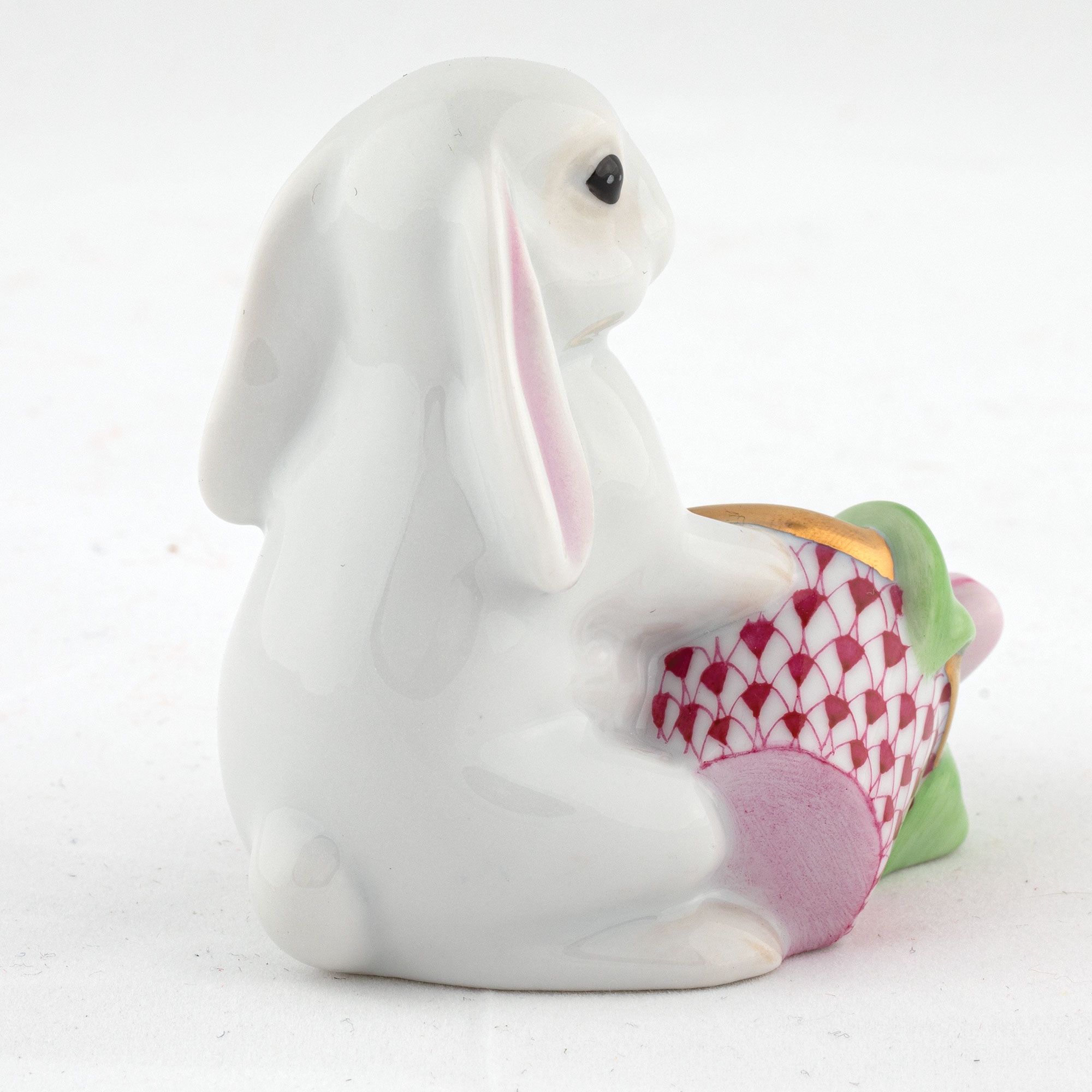 Flowerpot Bunny - Raspberry
