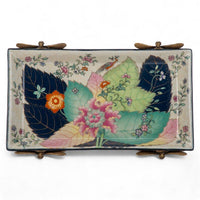 Dragonfly Footed Tray 10" x 7”