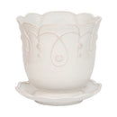Heirloom Series: Blooming Plant in 7" Juliska Jardins du Monde Planter