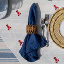 Eyelet Napkin - Navy