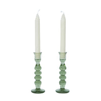 Provence 7" Candlestick - Set of 2 - Basil