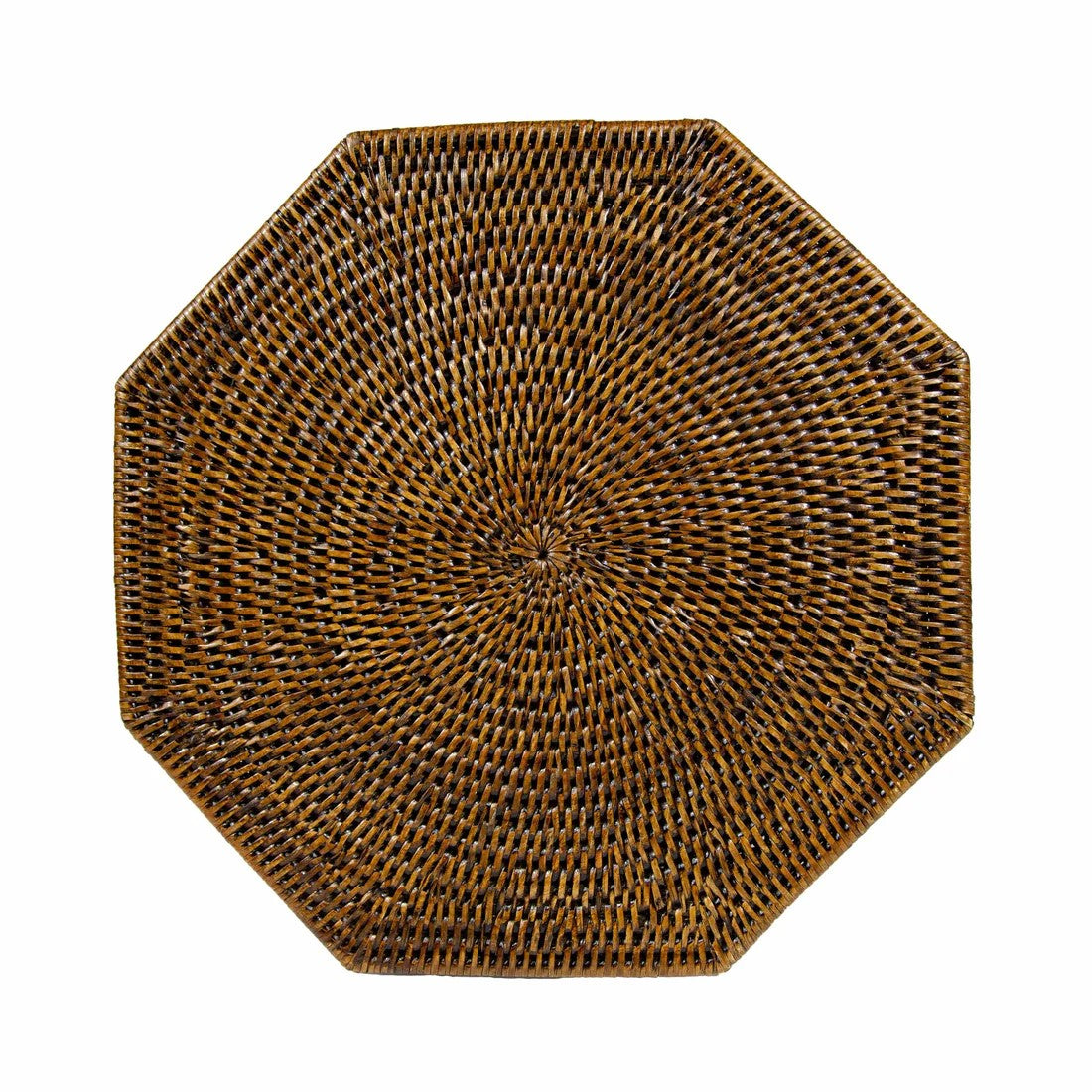 Caspari Rattan Octagonal Placemat