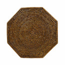 Caspari Rattan Octagonal Placemat