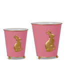 Pink Bunny Cachepots - Set of 2