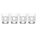 Reed and Barton Hudson Crystal Double Old Fashioned Glasses, Set of 4