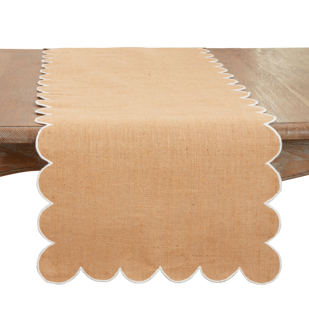 Jute Scallop Runner