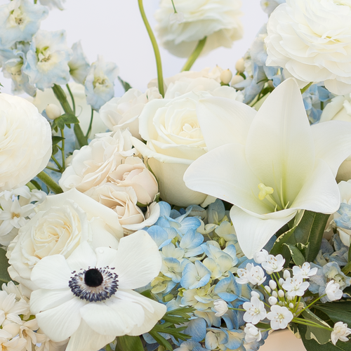 Designer's Choice Arrangement - Blue and White