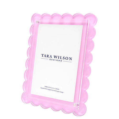 Scallop Frame - Pink