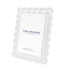 Scallop Frame - White