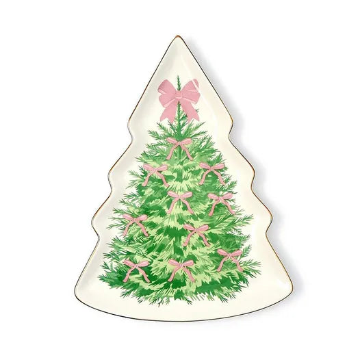 Bow-tiful Tree Shape Plate