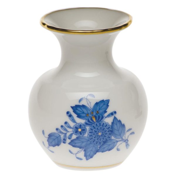 Chinese Bouquet Medium Bud Vase w Lip