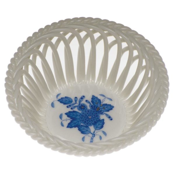 Chinese Bouquet Small Openwork Basket