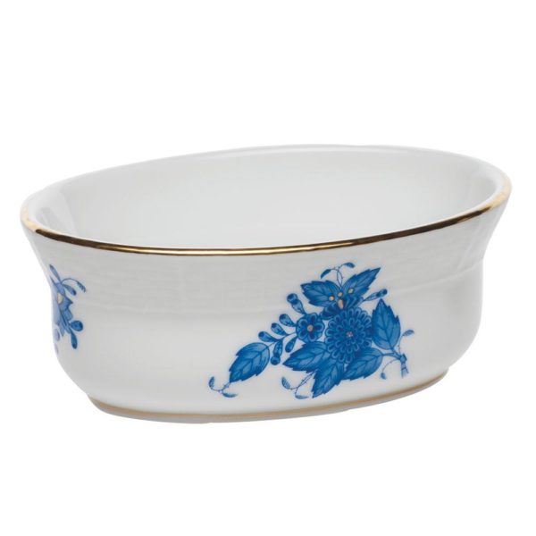 Chinese Bouquet Mini Oval Bowl