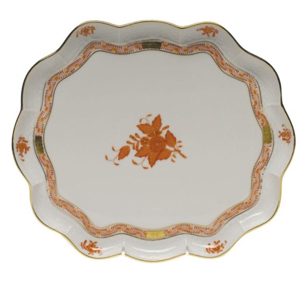 Chinese Bouquet Scallop Tray