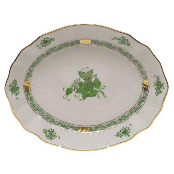 Chinese Bouquet Oval Dish
