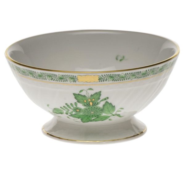 Chinese Bouquet Footed Bowl