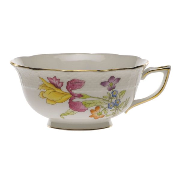 Antique Iris Tea Cup Motif 2