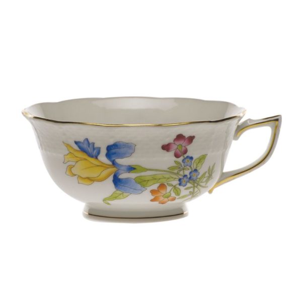 Antique Iris Tea Cup Motif 3