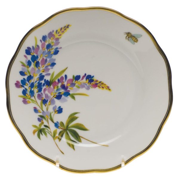 American Wildflowers Bread and Butter Plate Texas Bluebonnet