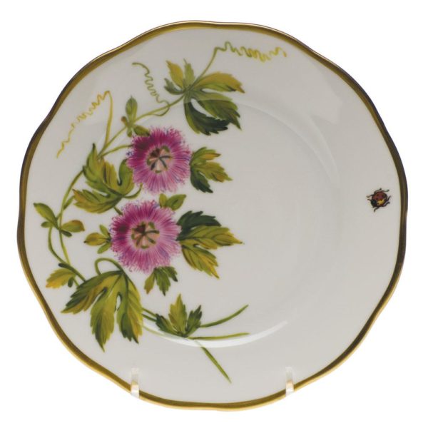 American Wildflowers Bread and Butter Plate Passion Flower