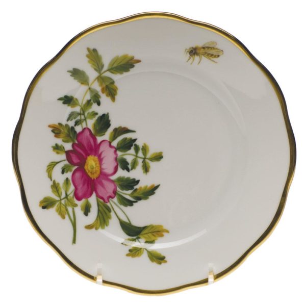 American Wildflowers Bread and Butter Plate Prairie Rose