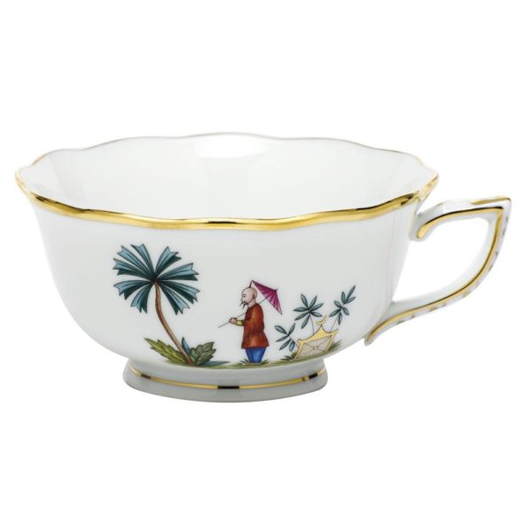 Asian Garden Tea Cup Motif 2