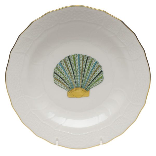 Aquatic Dessert Plate Scallop Shell