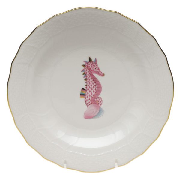 Aquatic Dessert Plate Sea Horse
