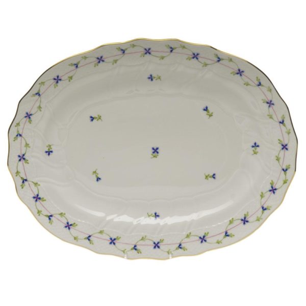 Blue Garland Platter