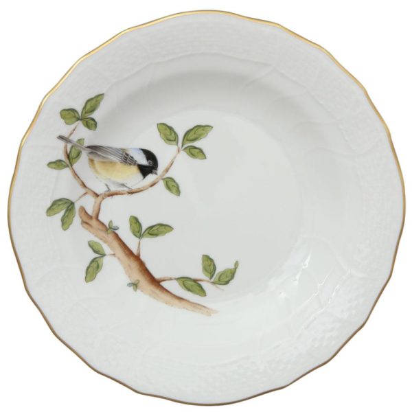 Songbird Dessert Plate - Chickadee