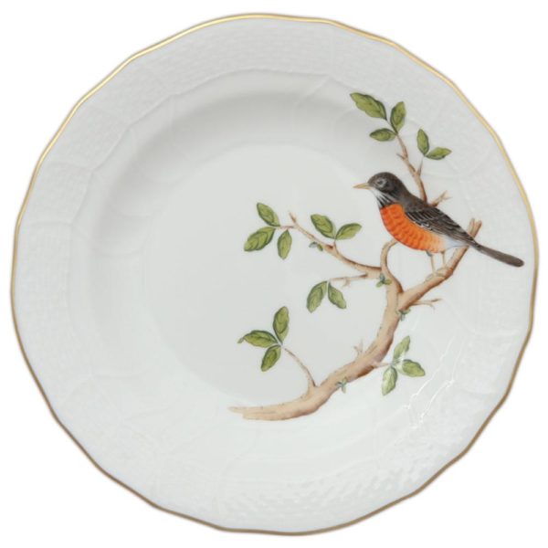 Songbird Dessert Plate - Robin