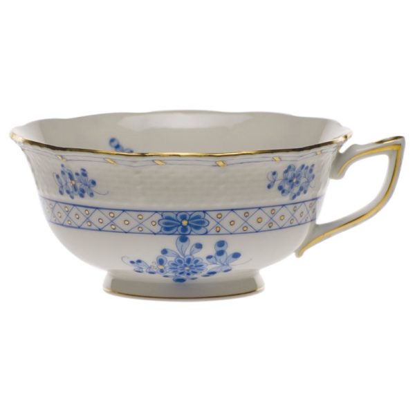 Blue Garden Tea Cup